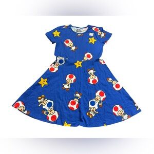 NINTENDO SUPER MARIO girls size Large character dress cosplay dress up dress NWT